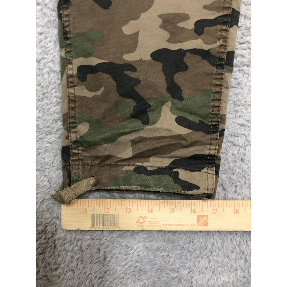 American Eagle Pants Mens 34x29 (Tag 32x32) Camo Slim Lived in Cargo Distressed